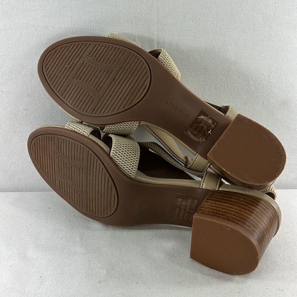 Bella Vita Jodi Stretch Sandals Natural size 10 M - Picture 7 of 8
